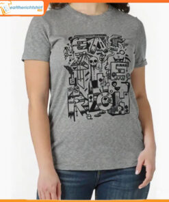 Eat the rich Female silver cream graphic tee design