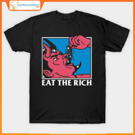 Eat The Rich Punk Grunge Witch Vintage T-Shirt